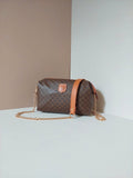CELINE Medium Cloud Monogram Leather Side Bag/Messenger Bag/Clutch Bag