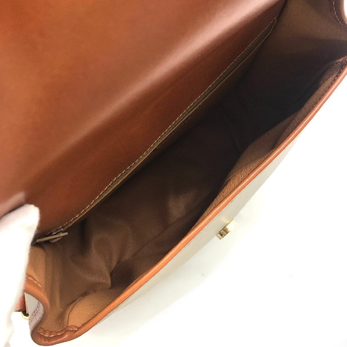 CELINE Rare Planet Beige Old Flower Tofu Bag/Side Bag/Messenger Bag