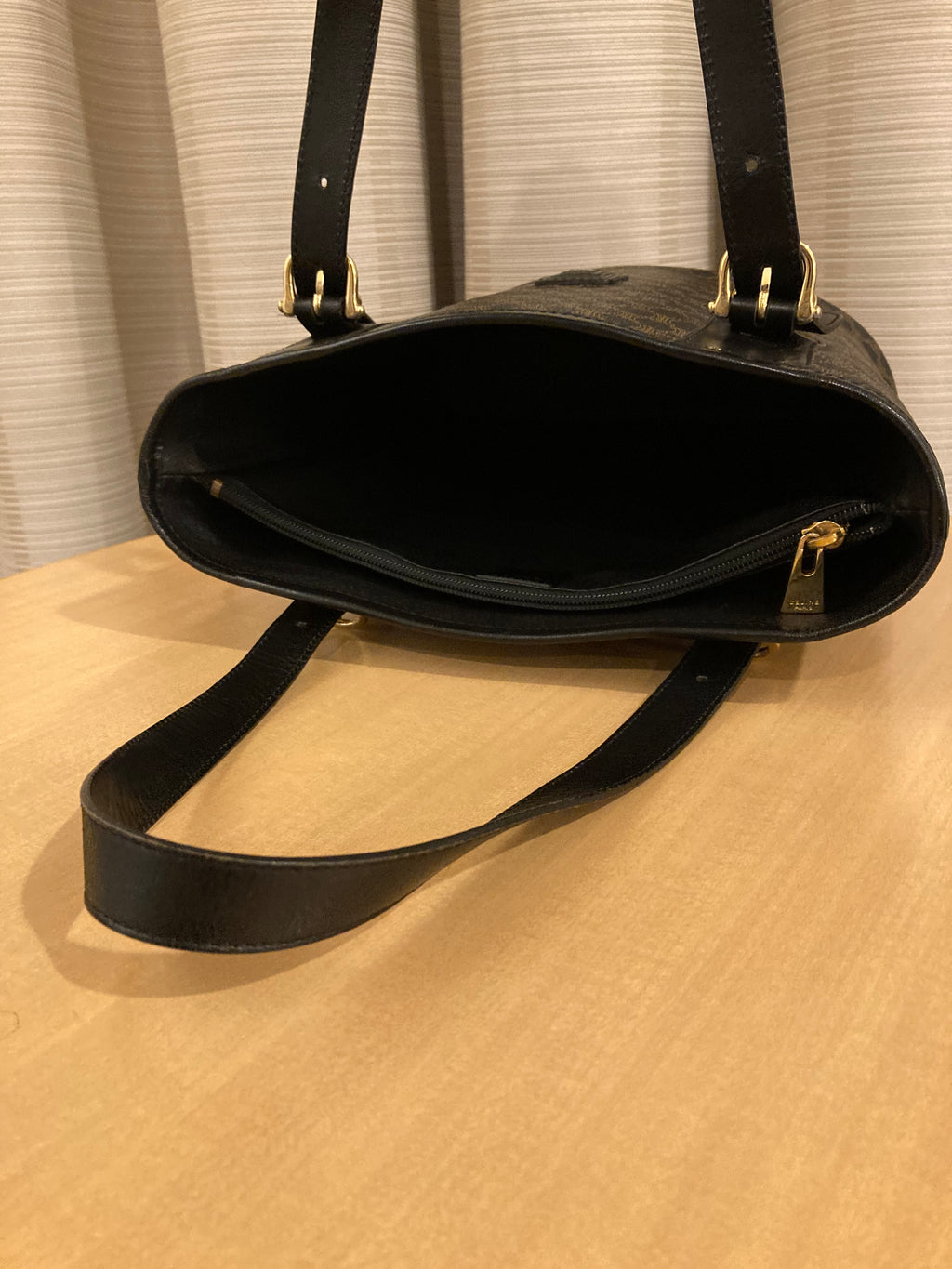 CELINE Black Macadam Small Tote