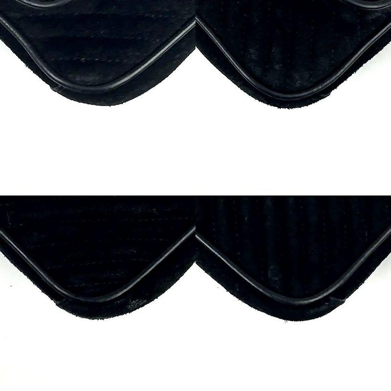 CELINE rare gold Arc de Triomphe badge black leather evening bag / side bag / oblique bag