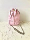 PRADA Parachute Chain PInk Mini Bucket (Add-on)