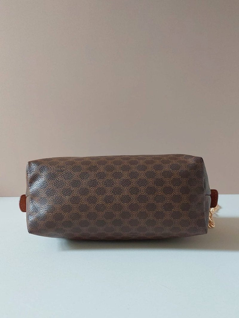 CELINE Medium Cloud Monogram Leather Side Bag/Messenger Bag/Clutch Bag