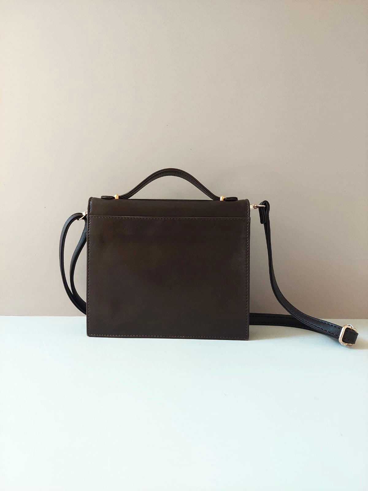 CELINE Rare Brown Mini Envelope Bag / Shoulder Bag / Crossbody Bag / Handbag