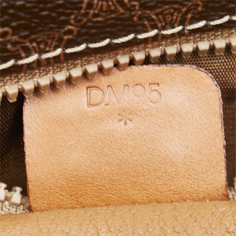 CELINE Brown Old Flower Tofu Side Bag / Crossbody Bag