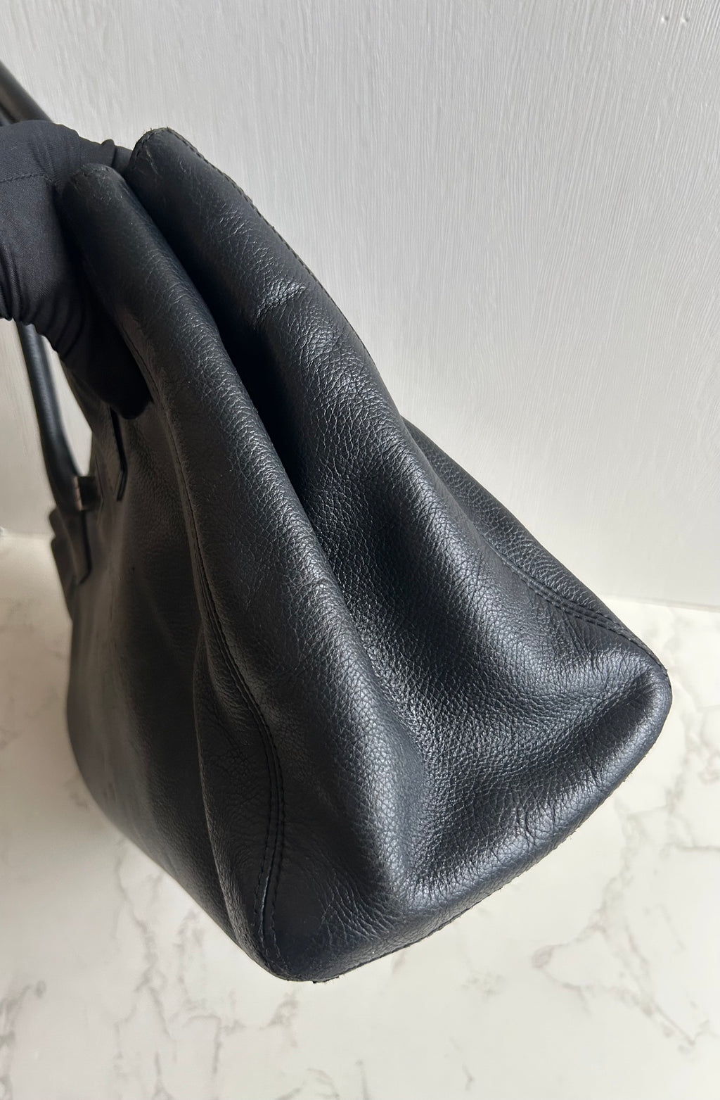 Chanel 復刻黑銀旋轉扣Executive Tote 托特包 單肩包 側背包 中古包