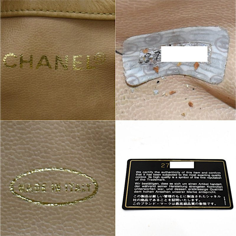 CHANEL稀有拉菲草金球皮革小水桶/側背包