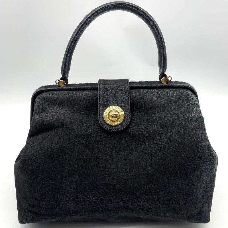 Celine black gold planet doctor bag/handbag/side bag/oblique bag