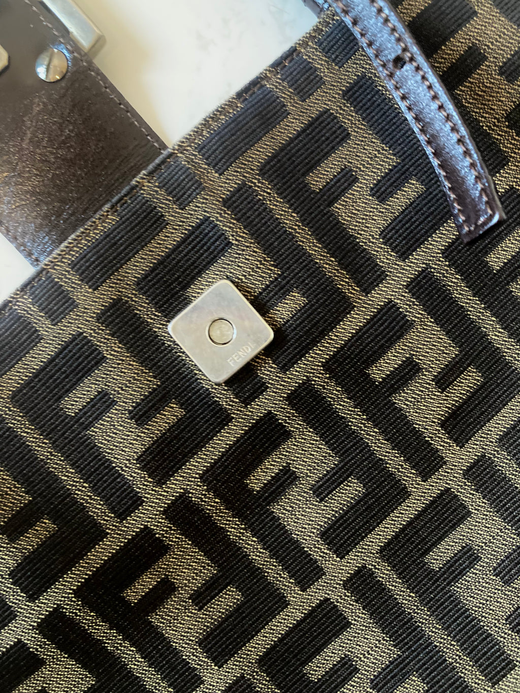 FENDI Rare Zucca Monogram Tote Bag
