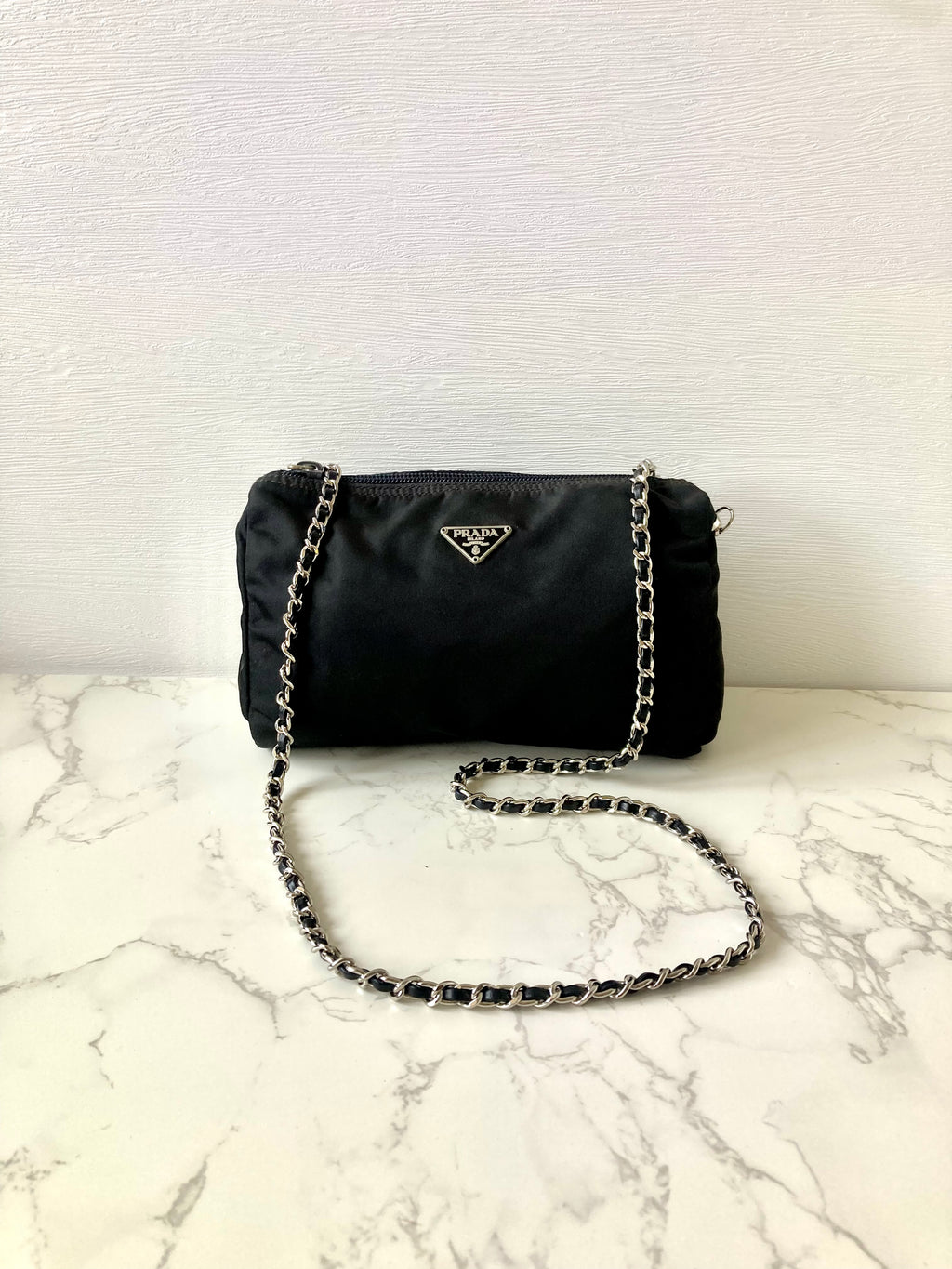 PRADA Classic Mini Crossbody Chain Bag