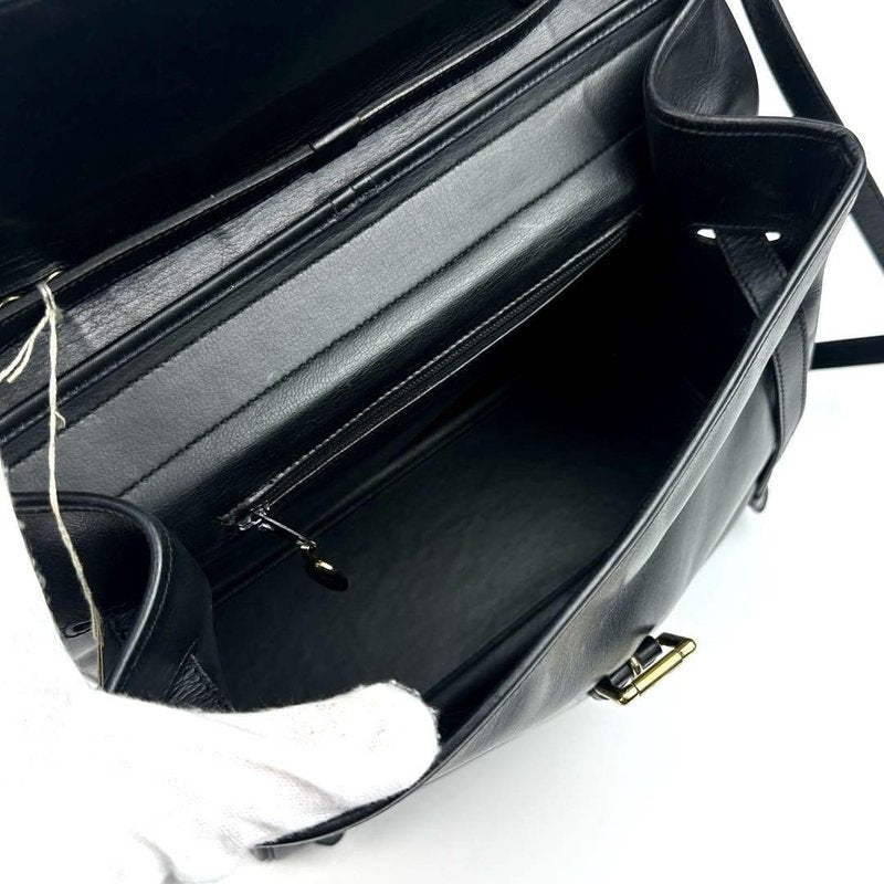Dior Minimalist Black and Gold Montaigne Two-way Kelly Bag Shoulder Bag Crossbody Bag