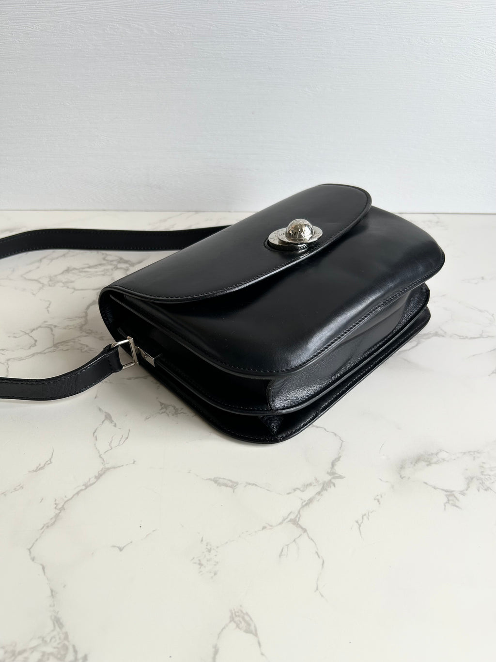CELINE Rare Moving Planet Black Tofu Side Bag/Slant Bag