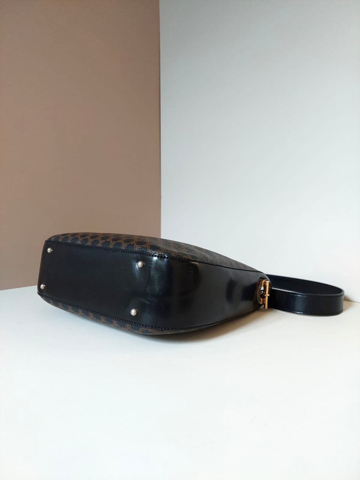 Celine Black Monogram Hobo Shoulder Bag/Side Bag
