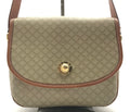 CELINE Rare Planet Beige Old Flower Tofu Bag/Side Bag/Messenger Bag