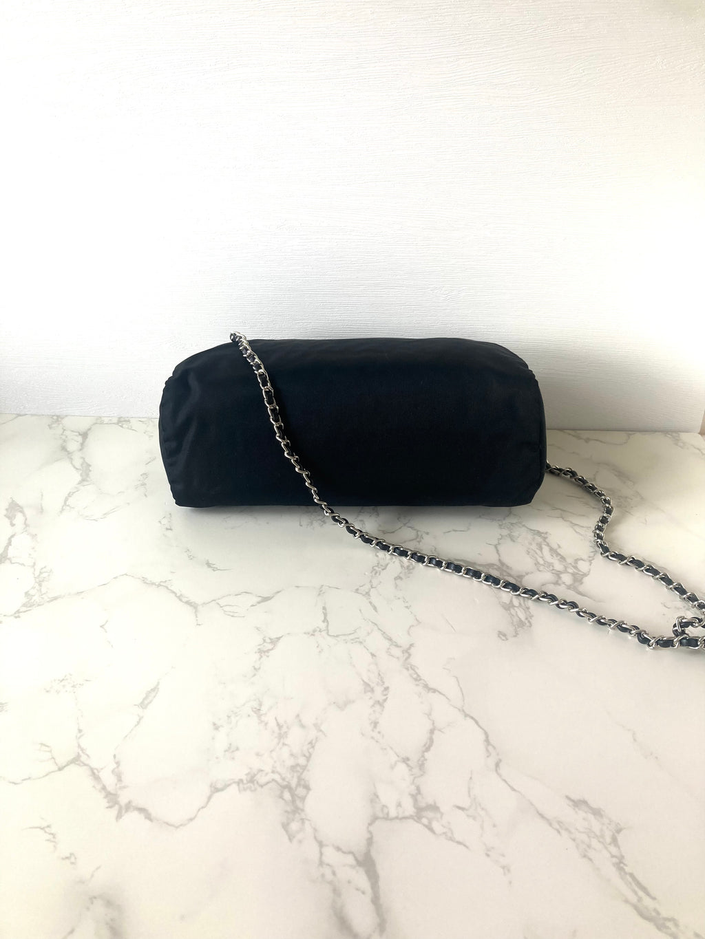 PRADA Tessuto Nylon Black Mini Two-way Crossbody / Pouch Bag