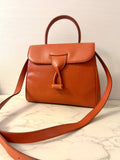 LOEWE rare caramel brown rotating buckle dual-purpose side bag/oblique bag/handbag