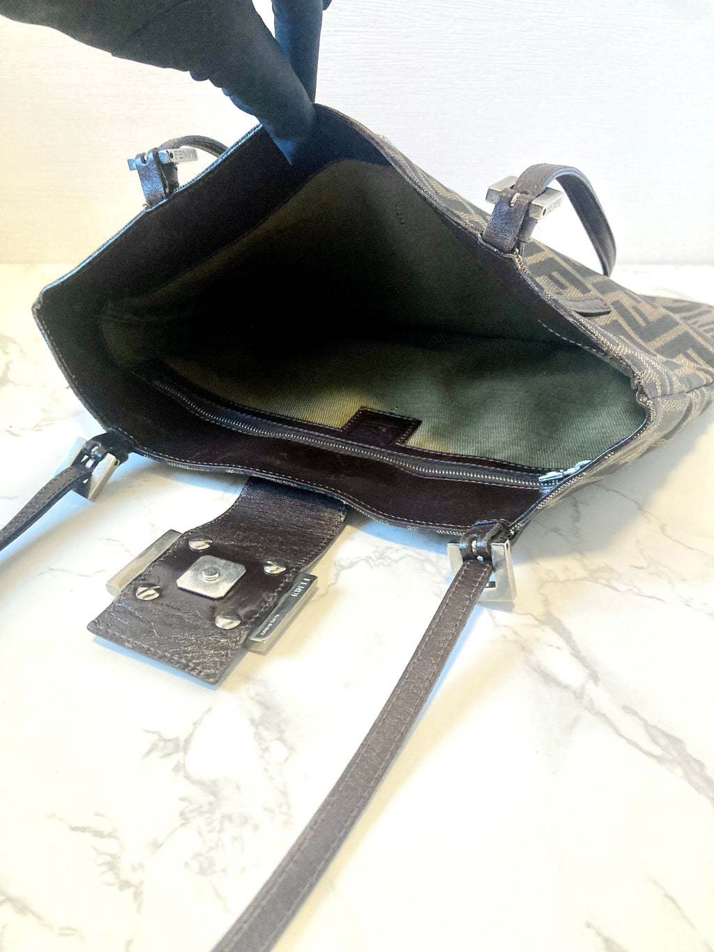 FENDI Rare Zucca Monogram Tote Bag