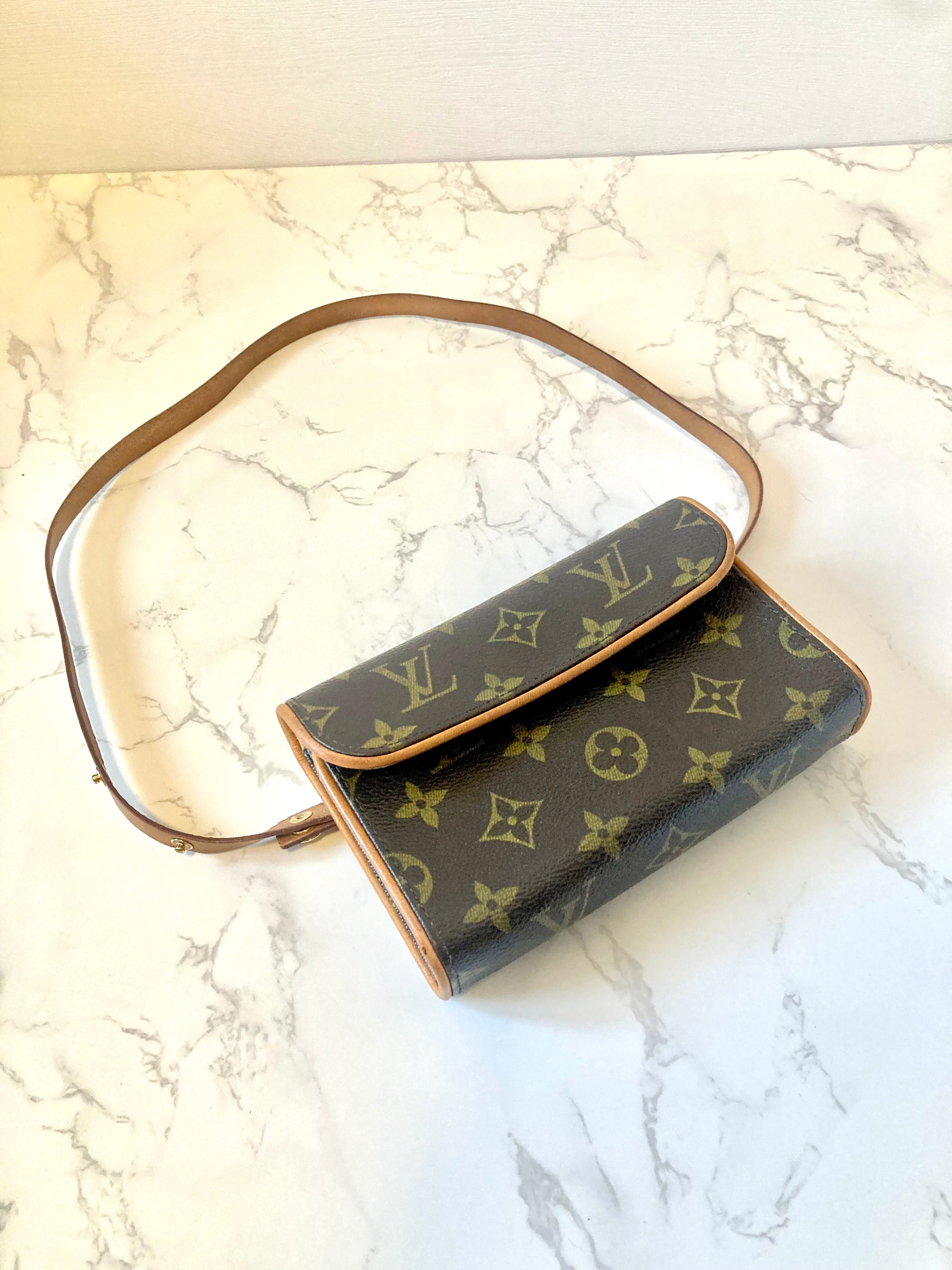 LOUIS VUITTON LV Monogram Belt / Shoulder Two-way Bag
