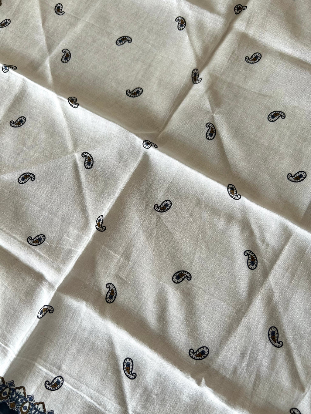 $38 Add-on-CHRISTIAN DIOR Cashew Flower Square Silk Scarf 46x46cm (Original Price $380)