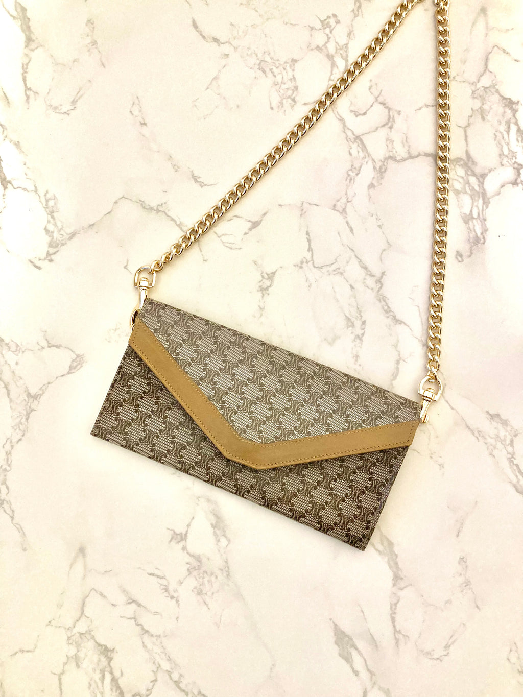 CELINE Envelope Mini Chain Pouch Bag (Add-on)