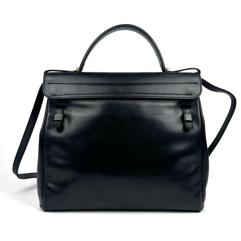 Dior Minimalist Black and Gold Montaigne Two-way Kelly Bag Shoulder Bag Crossbody Bag