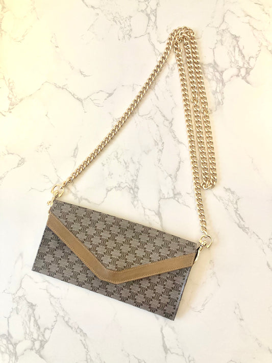 CELINE Envelope Mini Chain Pouch Bag (Add-on)