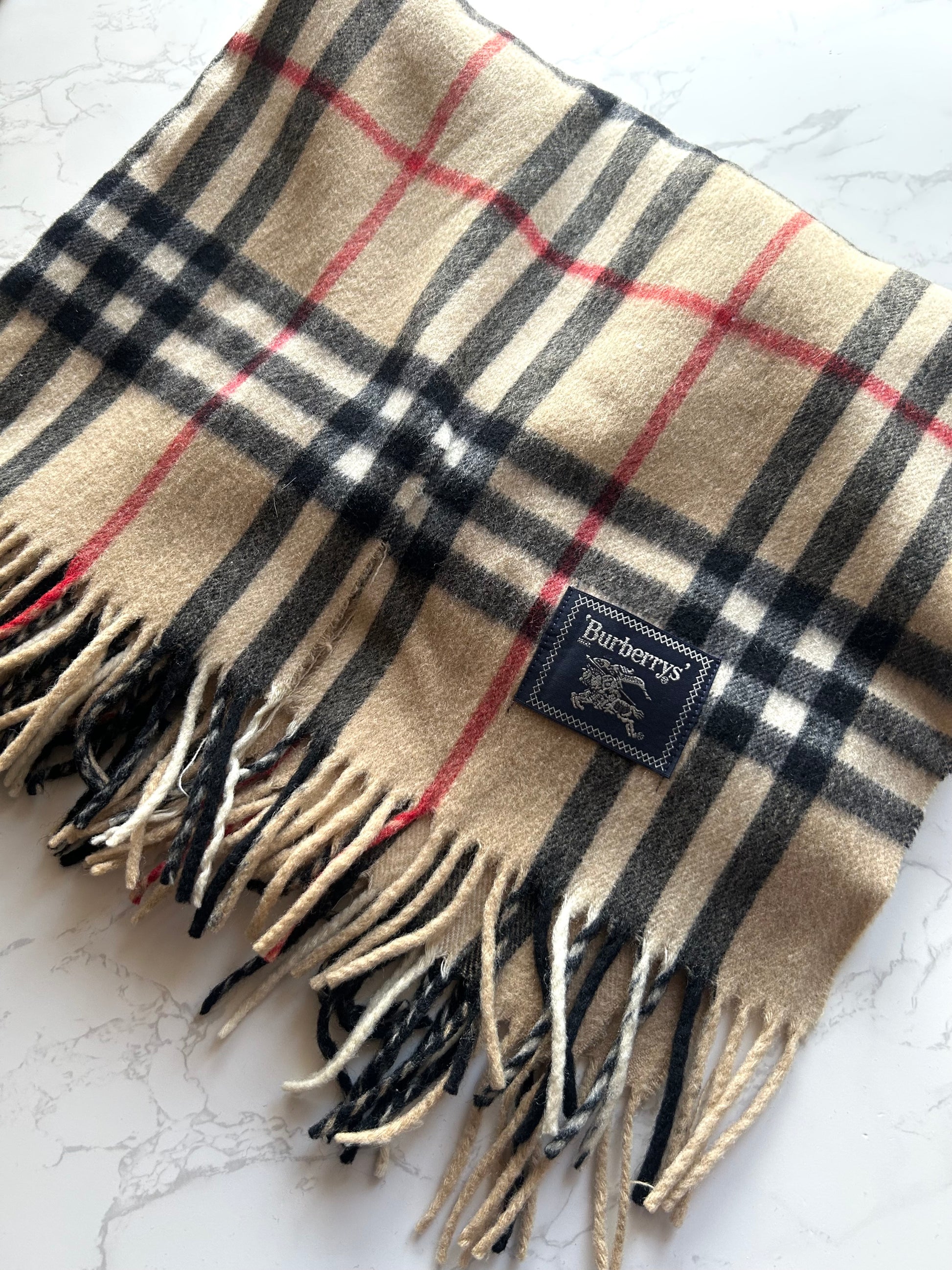 BURBERRYS 經典格紋圍巾/頸巾· 新春禮品