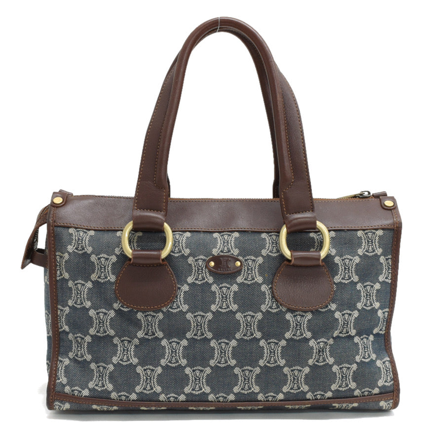 [RESERVED] CELINE Denim Macadam Tote