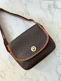 CELINE Rare Planet Brown Triomphe Ava Bag/Shoulder Bag/Crossbody Bag