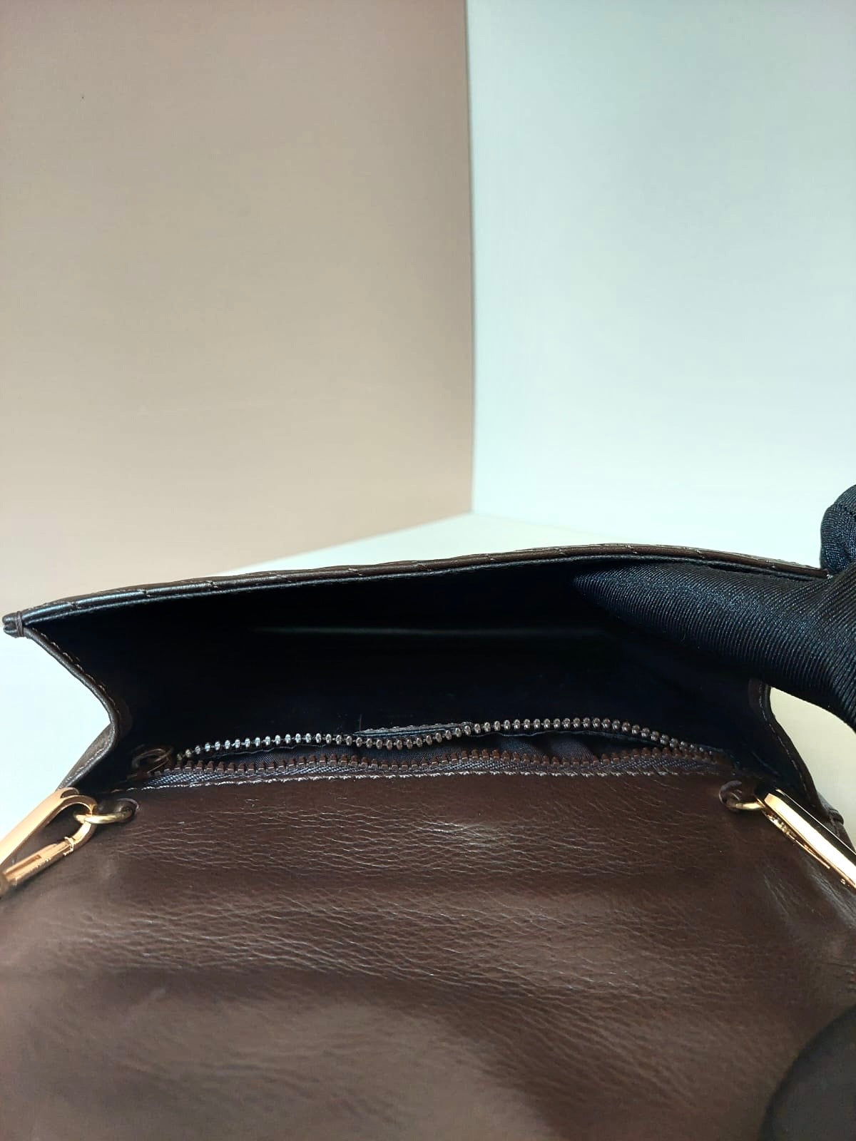 CELINE Rare Brown Mini Envelope Bag / Shoulder Bag / Crossbody Bag / Handbag