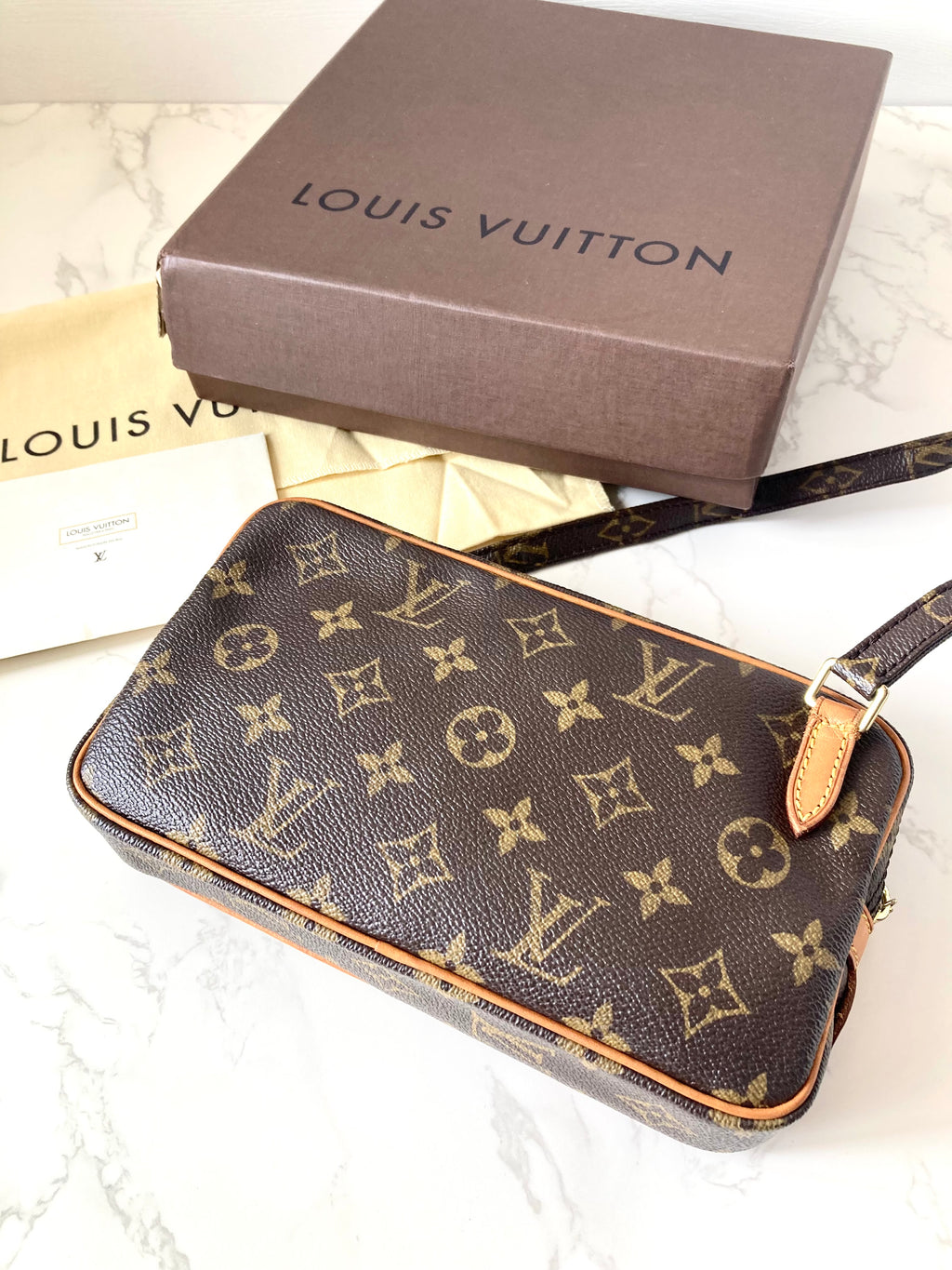 Louis Vuitton LV Classic Brown Monogram Shoulder Bag