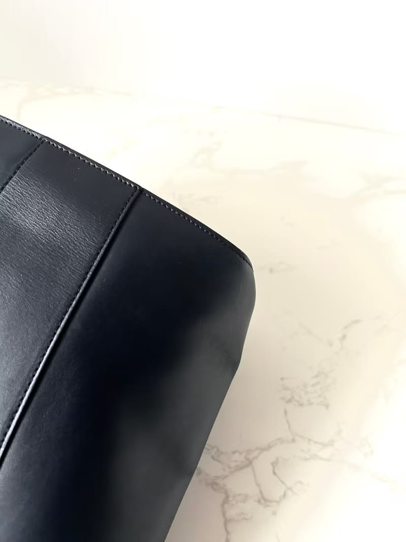 中古CELINE黑色水滴鏈水桶包/側背包/斜背包