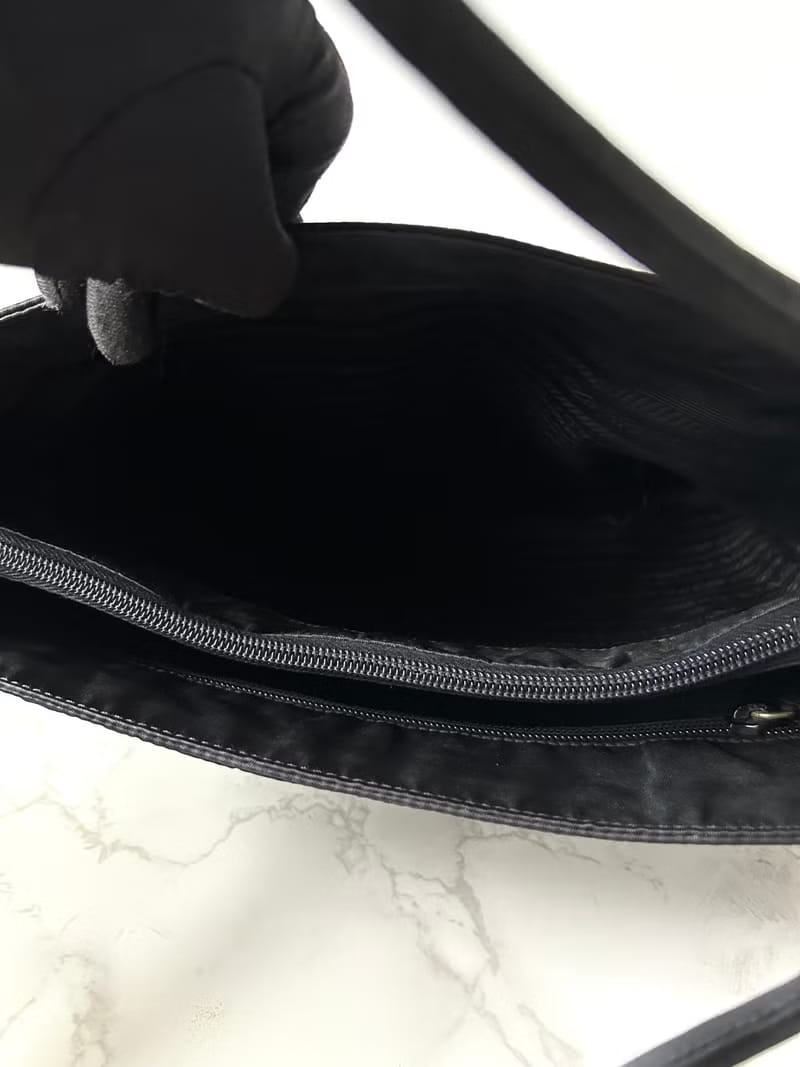 【LA LUNE】Second-hand Prada black shoulder bag/tote bag