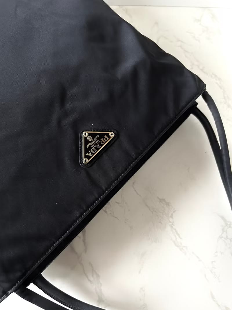 【LA LUNE】Second-hand Prada black shoulder bag/tote bag
