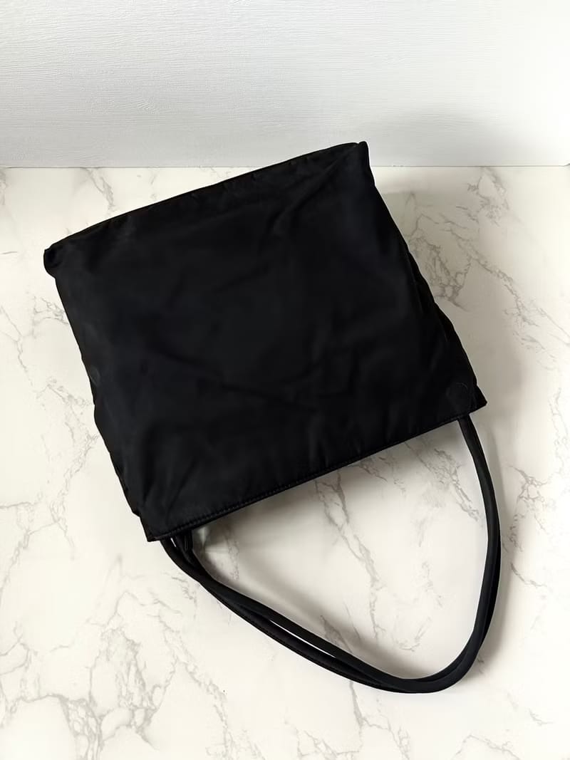 【LA LUNE】Second-hand Prada black shoulder bag/tote bag