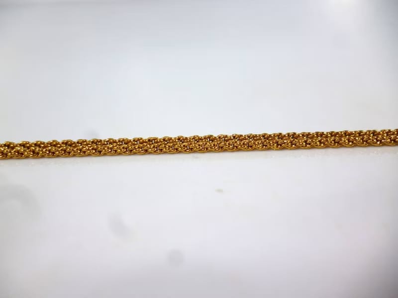 Dior小金鎖簡約金色復古vintage頸鏈