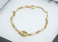 Dior simple gold logo vintage bracelet