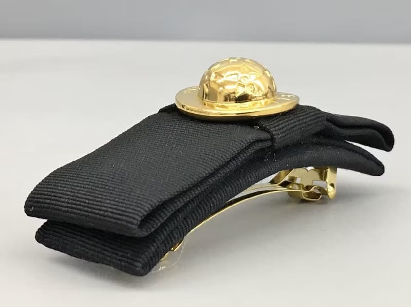 Celine金色立體星球髮夾