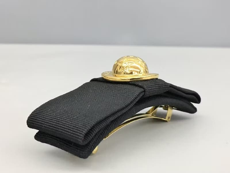 Celine金色立體星球髮夾