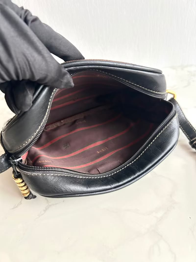 Loewe蛇骨古董相機包/側背包/斜背包/單肩包