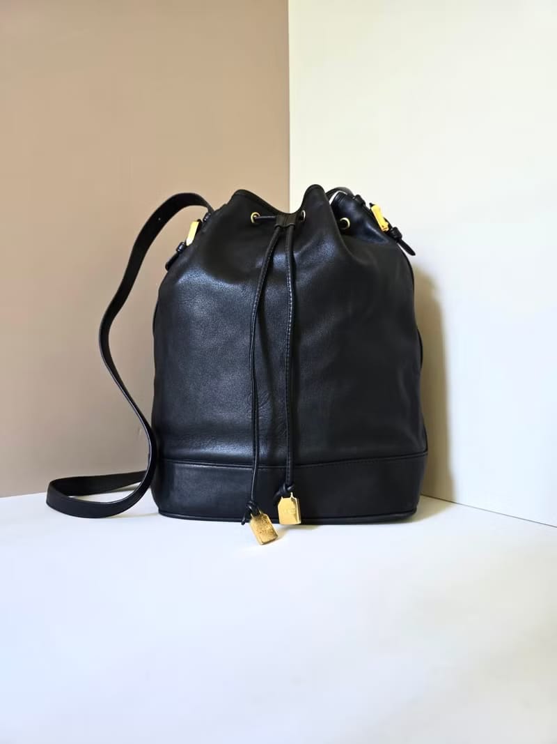 Loewe 黑色中古水桶包單肩包/斜背包