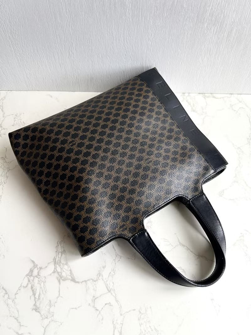 Celine black monogram tote bag/handbag