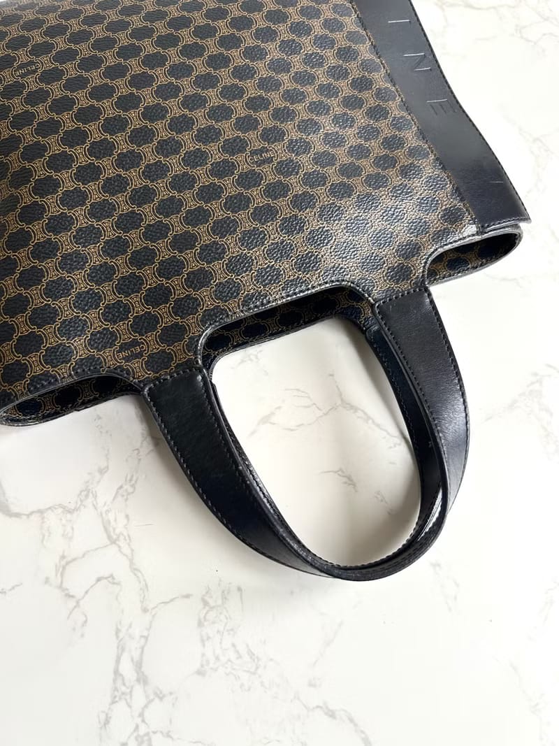 Celine black monogram tote bag/handbag