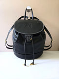 Loewe black white line backpack