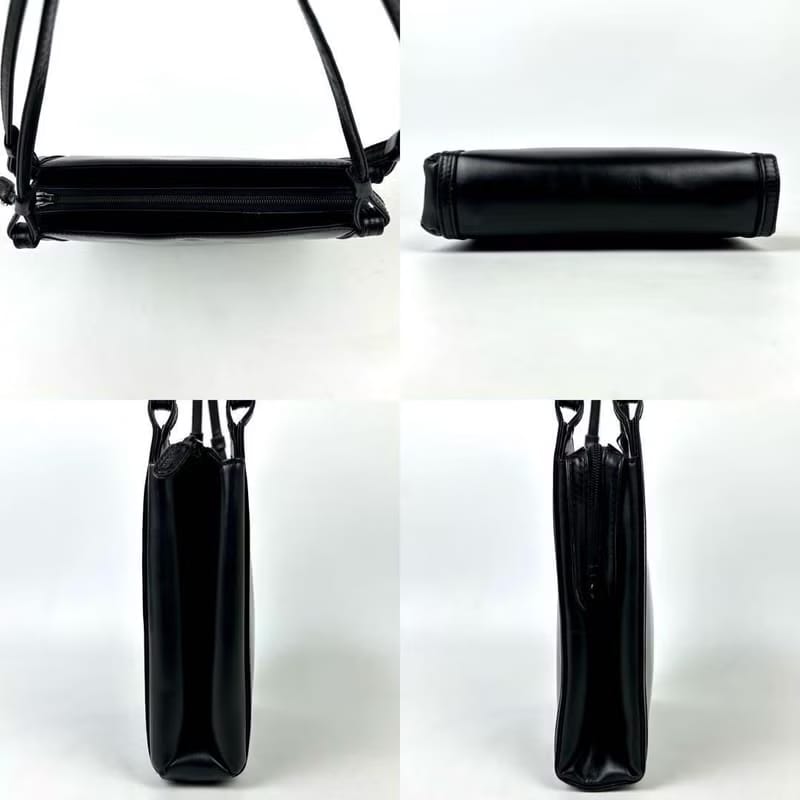 Loewe 黑色銀標側背包/單肩包/托特包