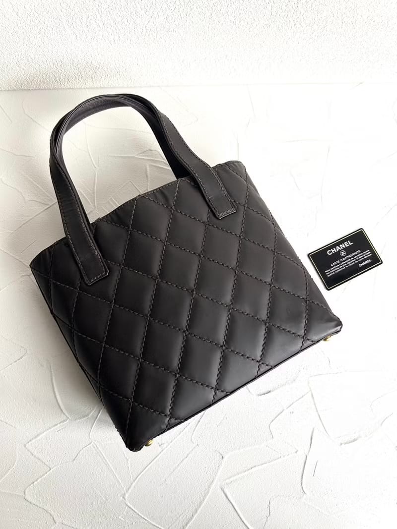 Chanel Vivian dark brown tote bag/side bag/shoulder bag