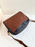 Loewe Indigo Denim Patchwork Vintage Camera Bag / Shoulder Bag / Crossbody Bag