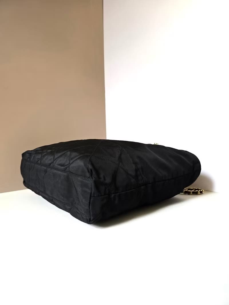 Prada black parachute side backpack/shoulder bag/tote bag