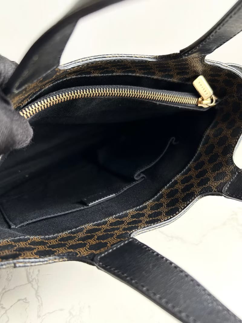 Celine black monogram tote bag/handbag
