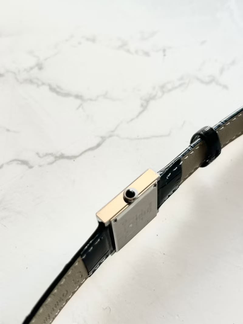 Chanel Mademoiselle稀有黑銀色羅馬數字古董錶