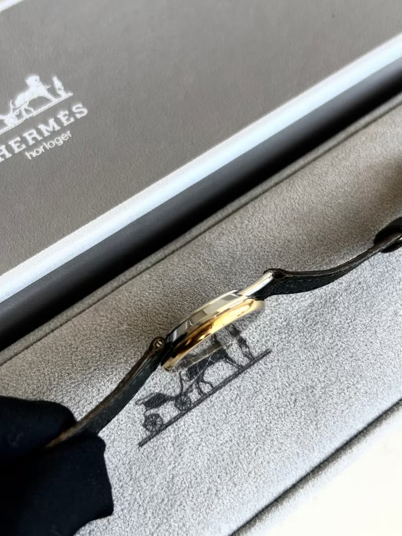 Hermes Arceau 二手男女裝皮革錶帶 手錶/腕錶